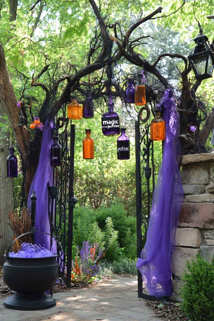 Enchanted Witch's Garden Gate