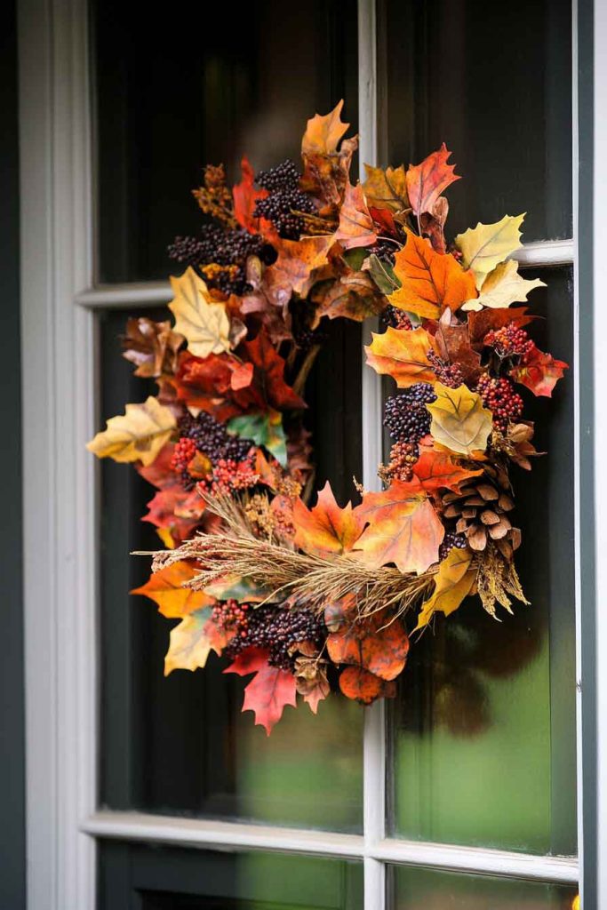 Hang a Fall Wreath