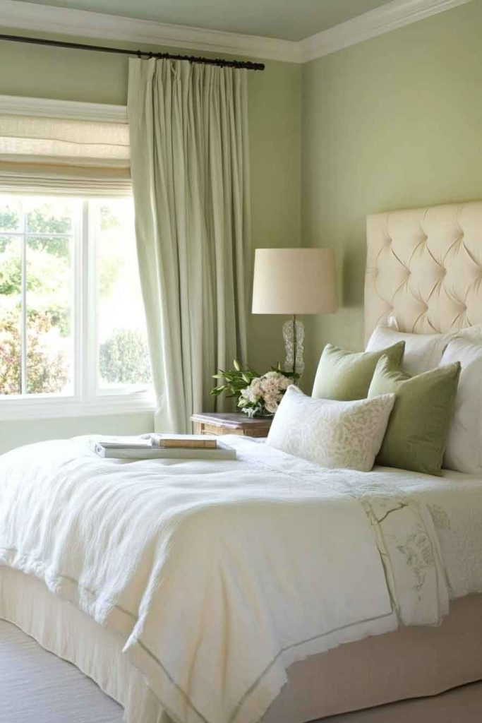 Sage Green and Cream
