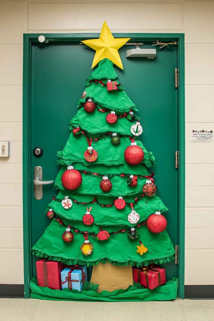 Christmas Tree Door