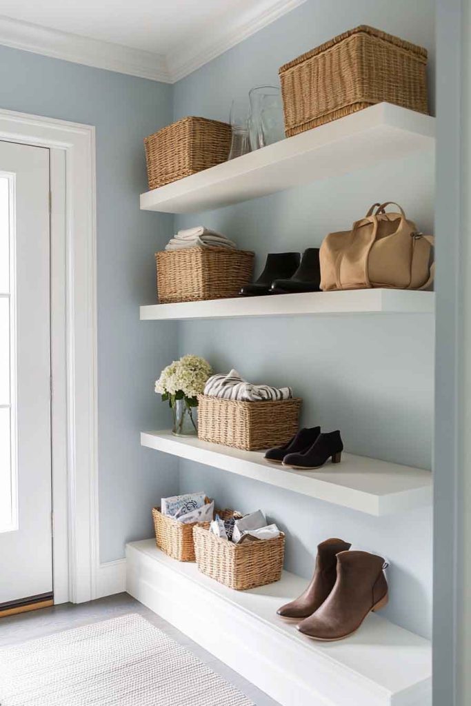 Use Vertical Space with Tall Shelving