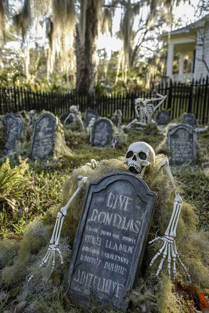 Spooky Graveyard Front Yard