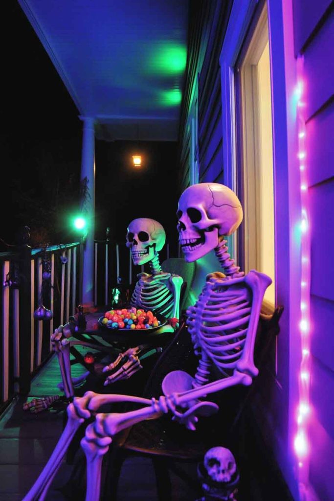 Spooky Skeleton Scene