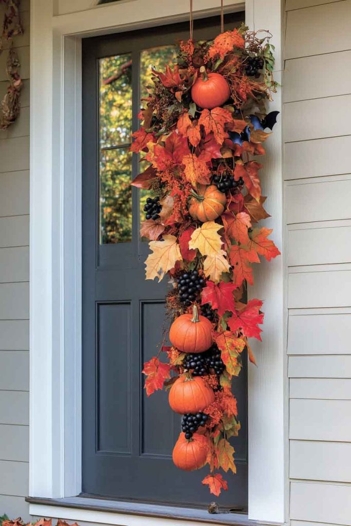 Harvest-Inspired Door Swag