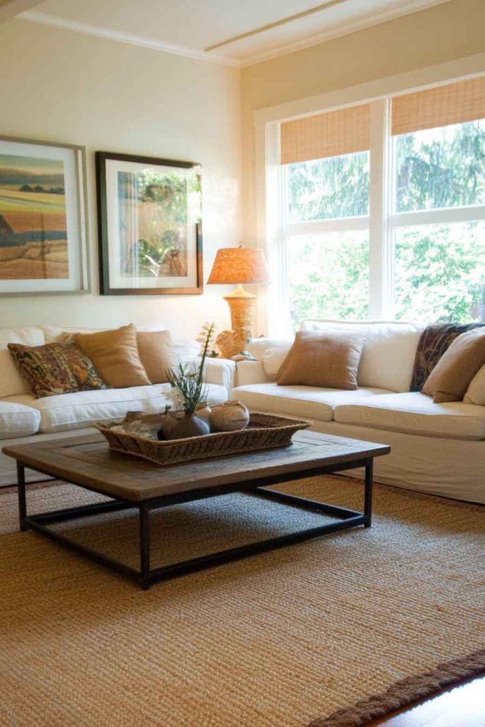 Add Warmth with Rugs