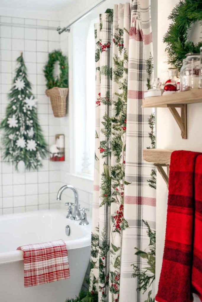 Festive Shower Curtain