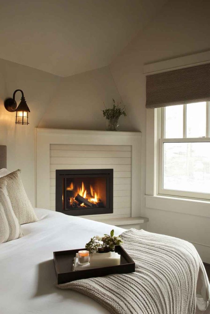 Corner Fireplace