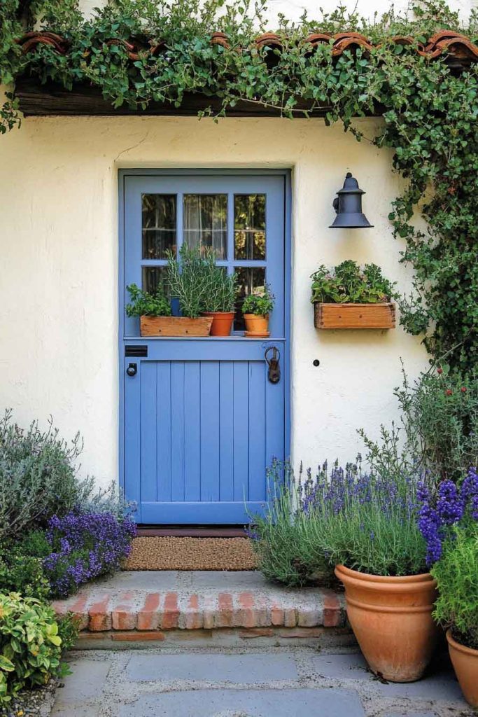 Cottage with Dutch Door and Herb Garden