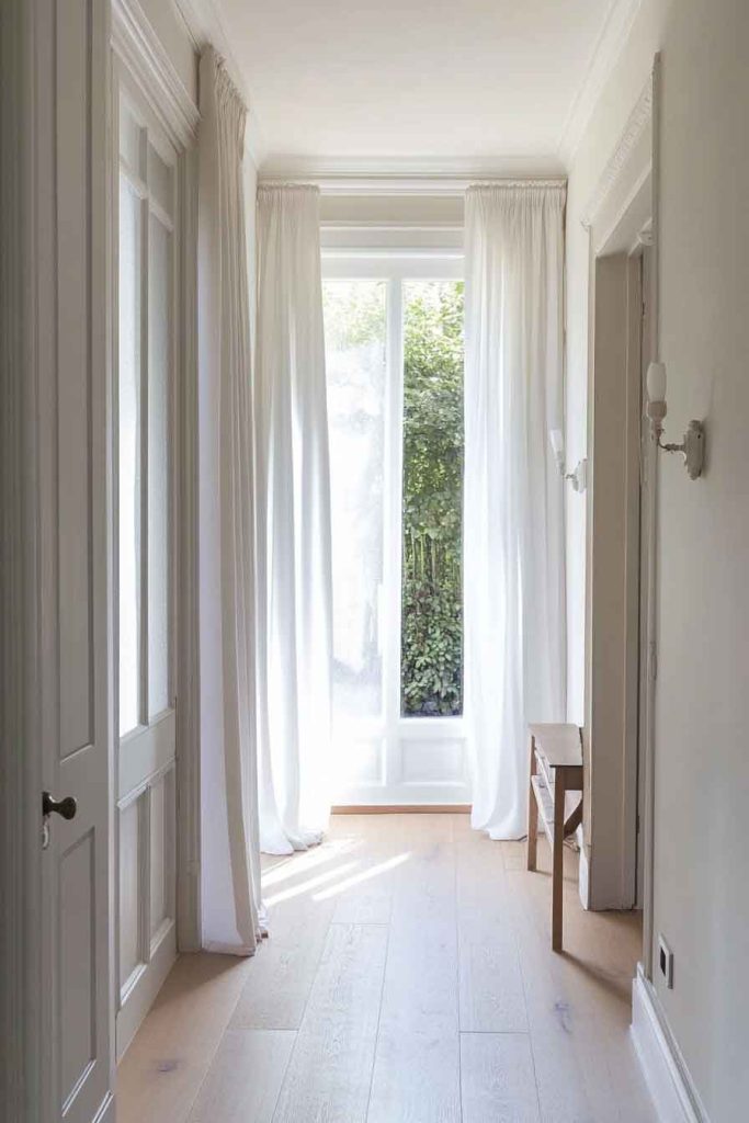 Maximise Natural Light With Sheer Curtains or Frosted Glass