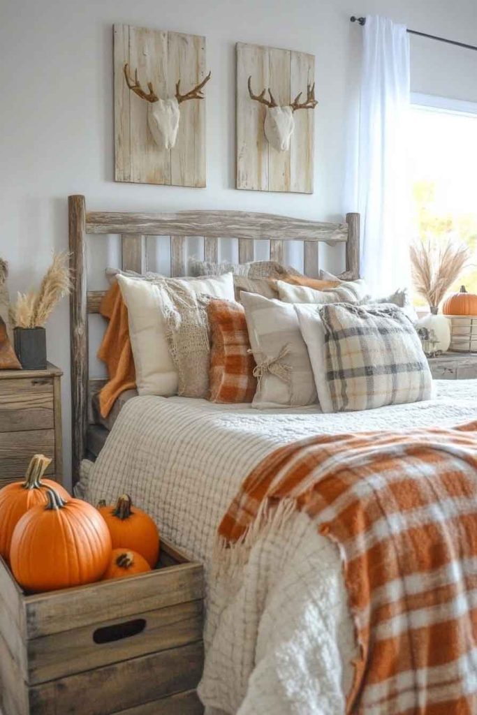Rustic Pumpkin Patch Bedroom