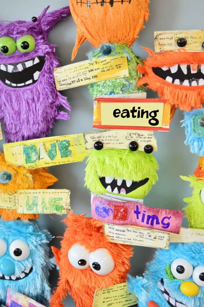 Friendly Monster Word Wall with Vocabulary Practice