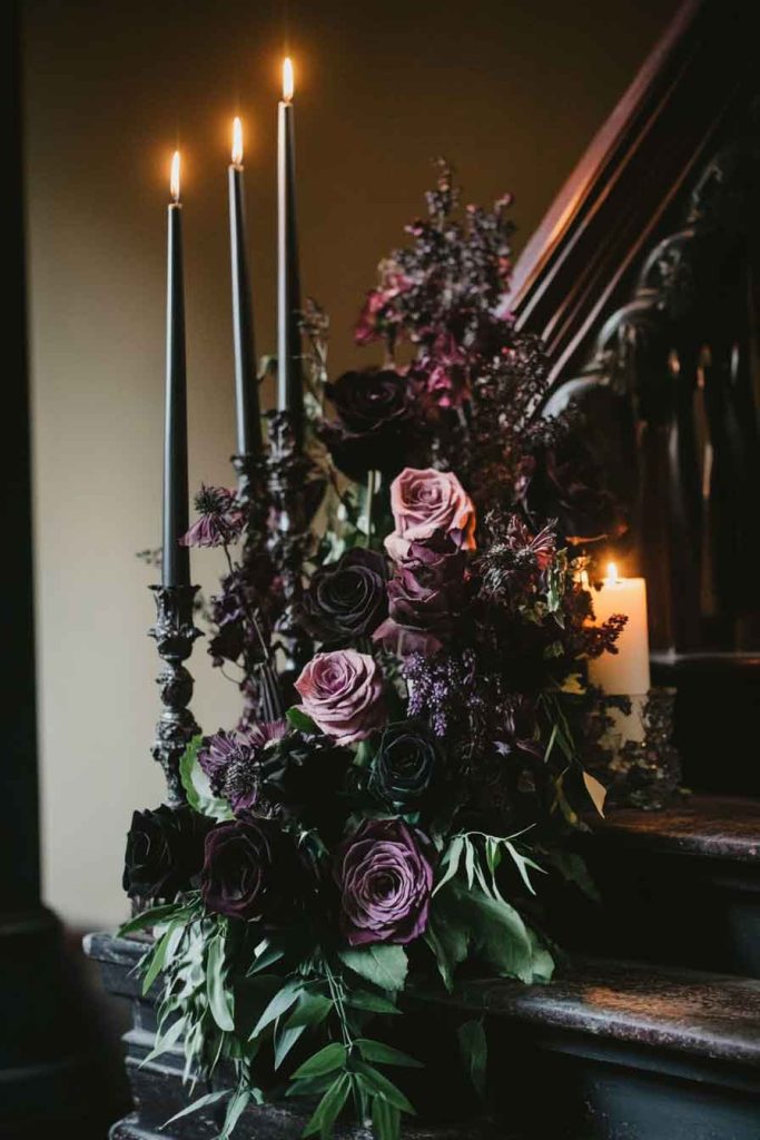 Add Dark Florals and Natural Elements