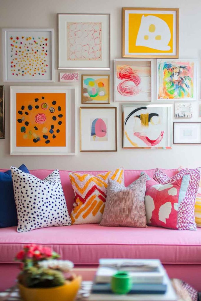 Create a Colorful Gallery Wall
