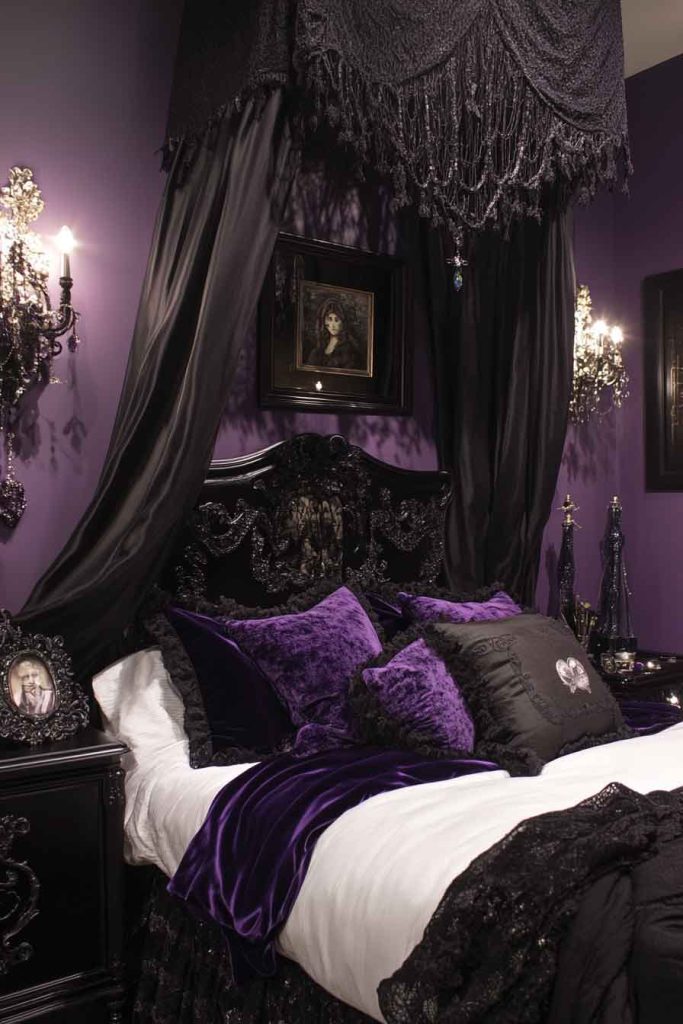 Victorian Gothic Bedroom Sanctuary