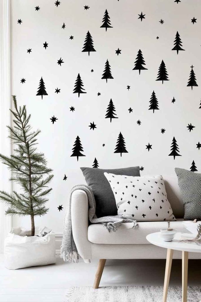 Scandinavian Minimalist Christmas Wallpaper