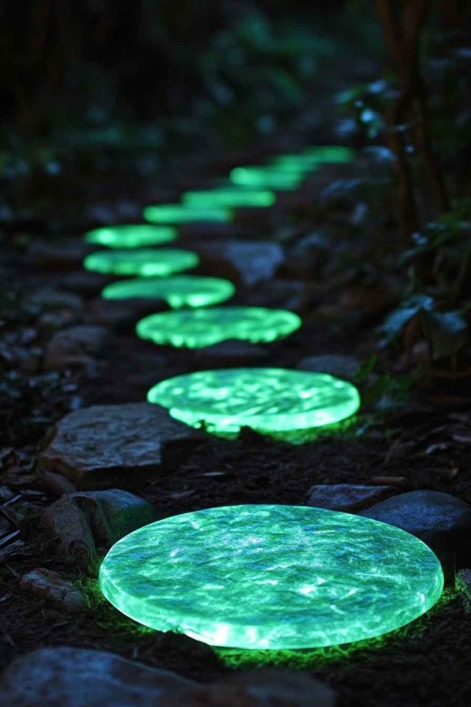 Glow-in-the-Dark Stepping Stones