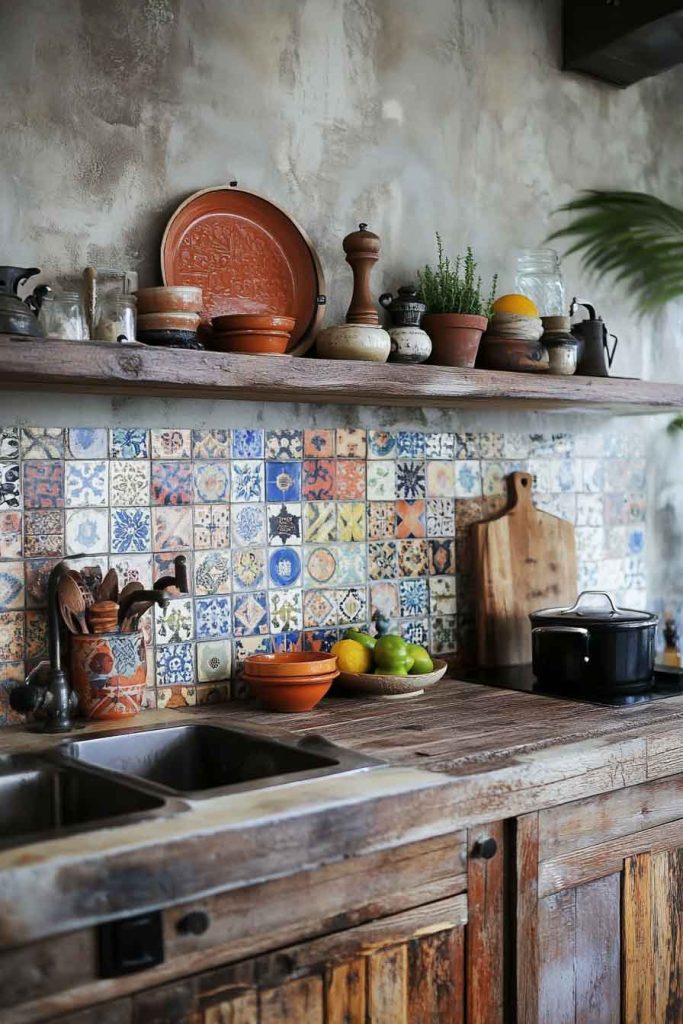 Textured Walls and Backsplashes
