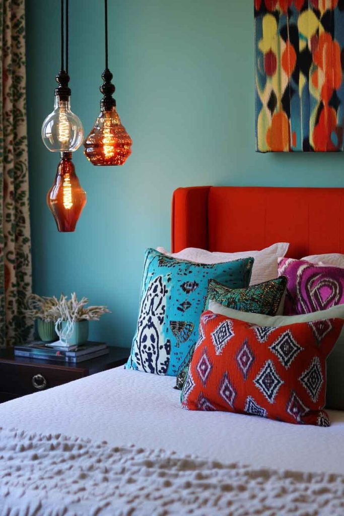 Add Colorful Lighting Fixtures