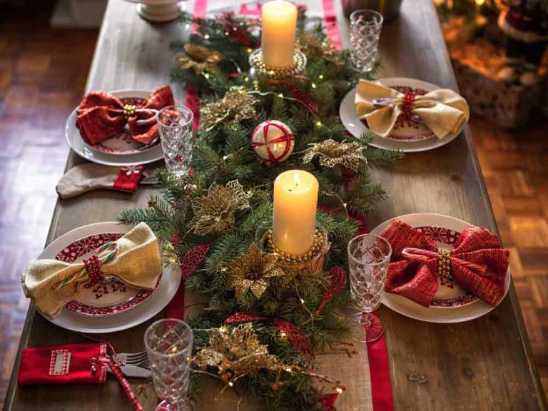 Christmas Dining Table Decor Ideas