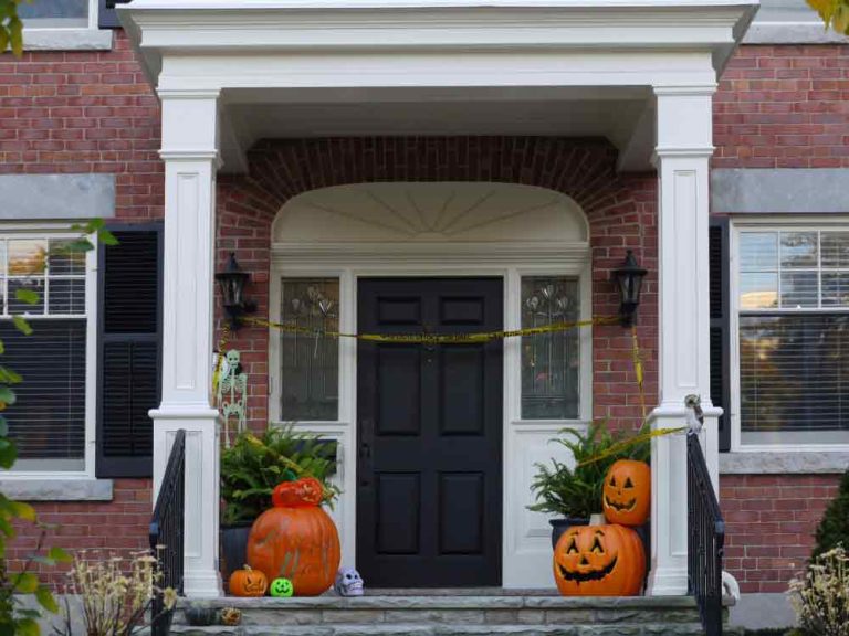 Halloween Front Entry Decorations Ideas