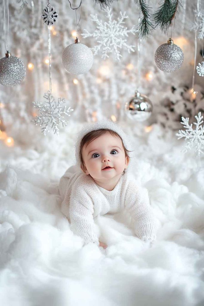 Snow-Themed White and Silver Setup