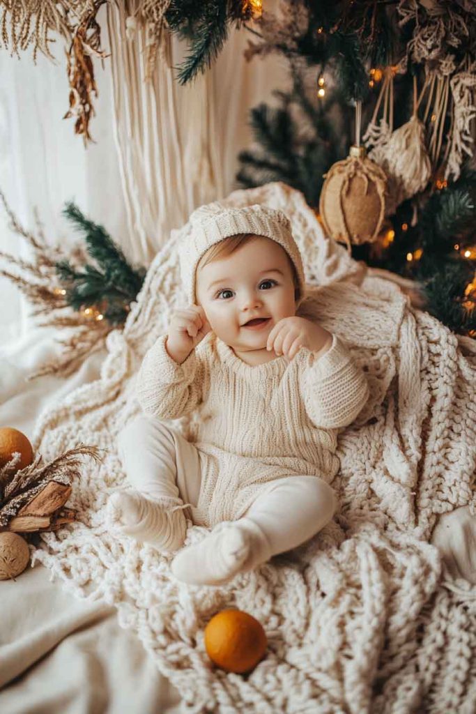 Boho Christmas with Macramé and Neutral Tones