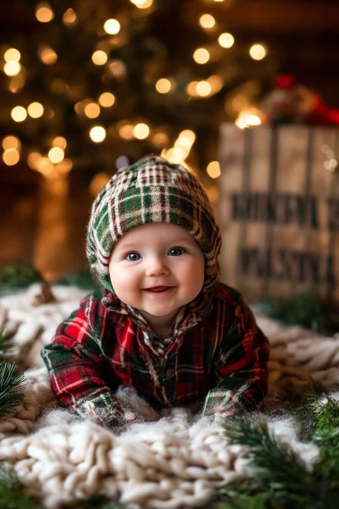 Rustic Farmhouse Christmas with Plaid
