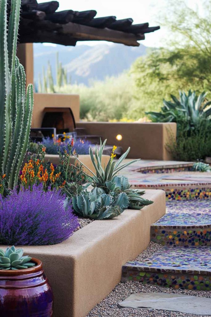 Desert Secret Garden with Succulents