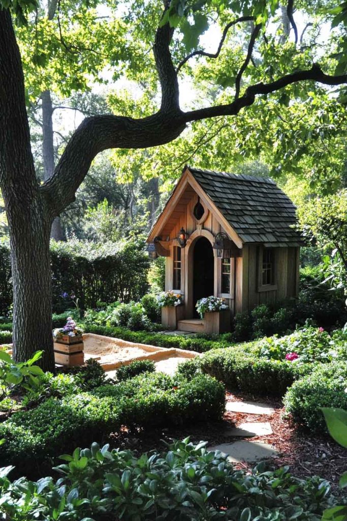 Secret Garden with Children's Play Area