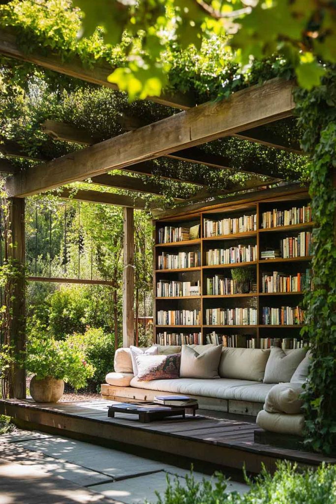 Secret Garden with Outdoor Library