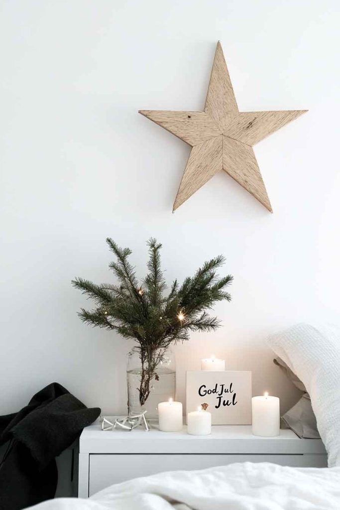 Scandinavian Minimalist Christmas Wall