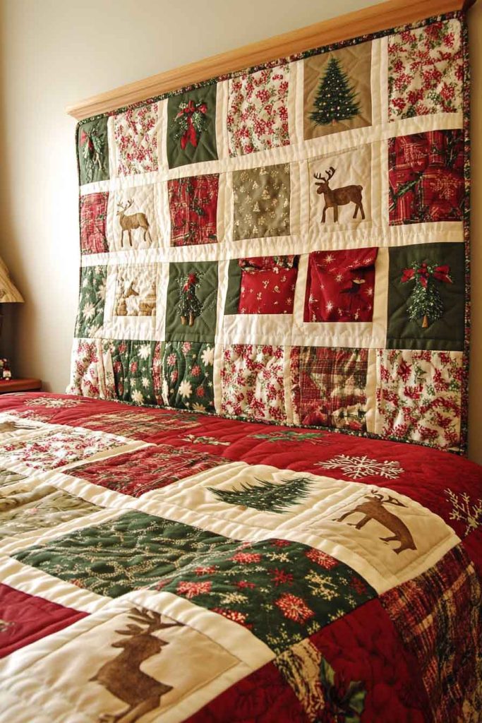 Cozy Flannel and Fabric Wall Hanging