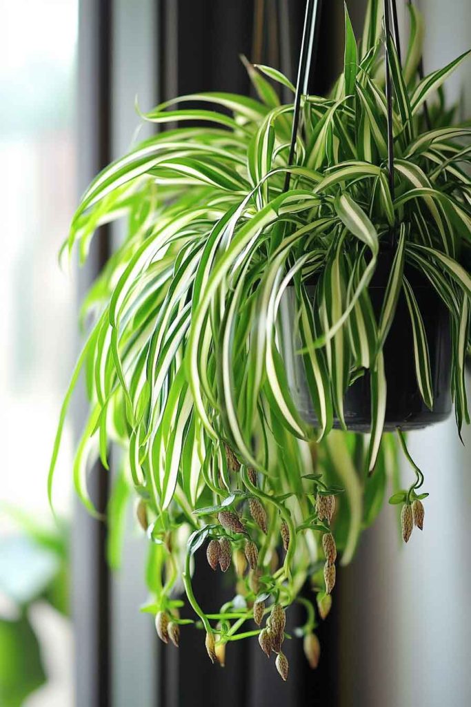 Spider Plant in Hanging Planter