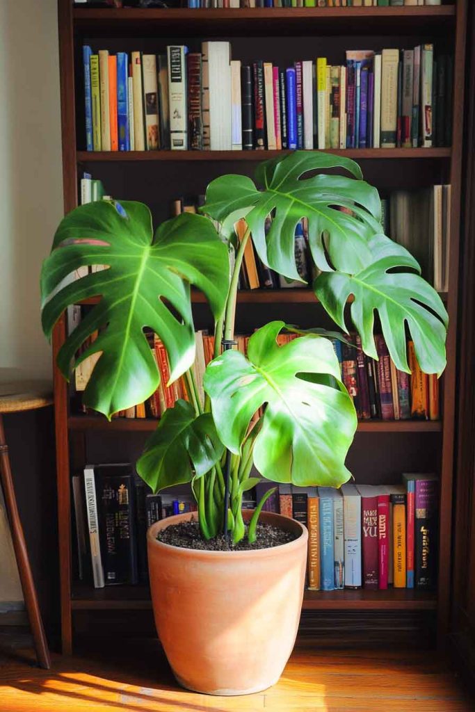 Monstera in Large Floor Planter