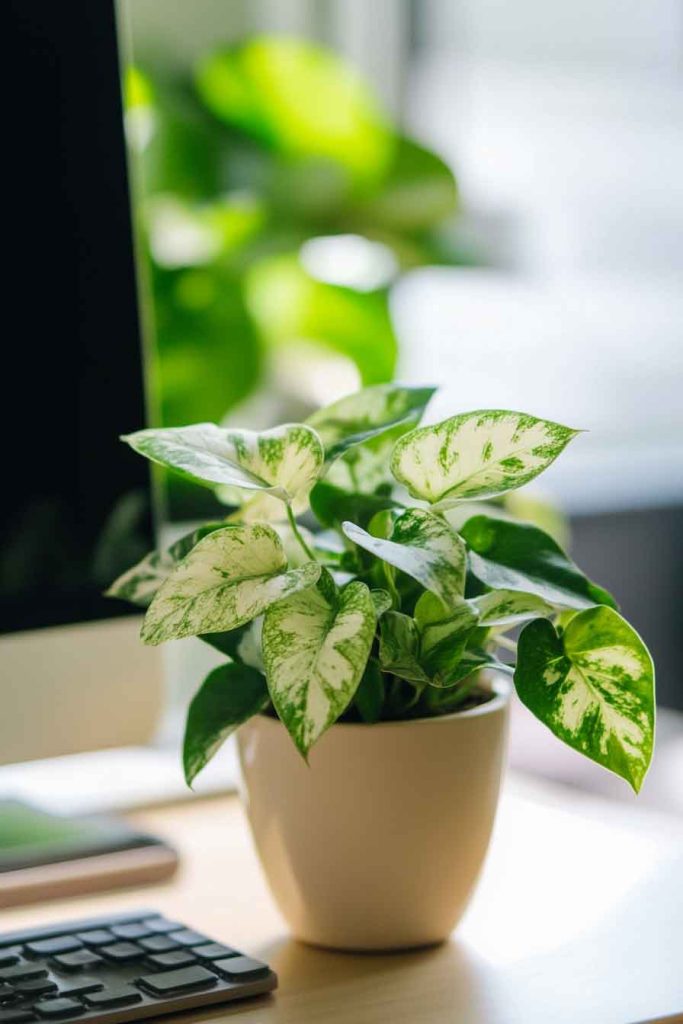 Arrowhead Plant on Desk
