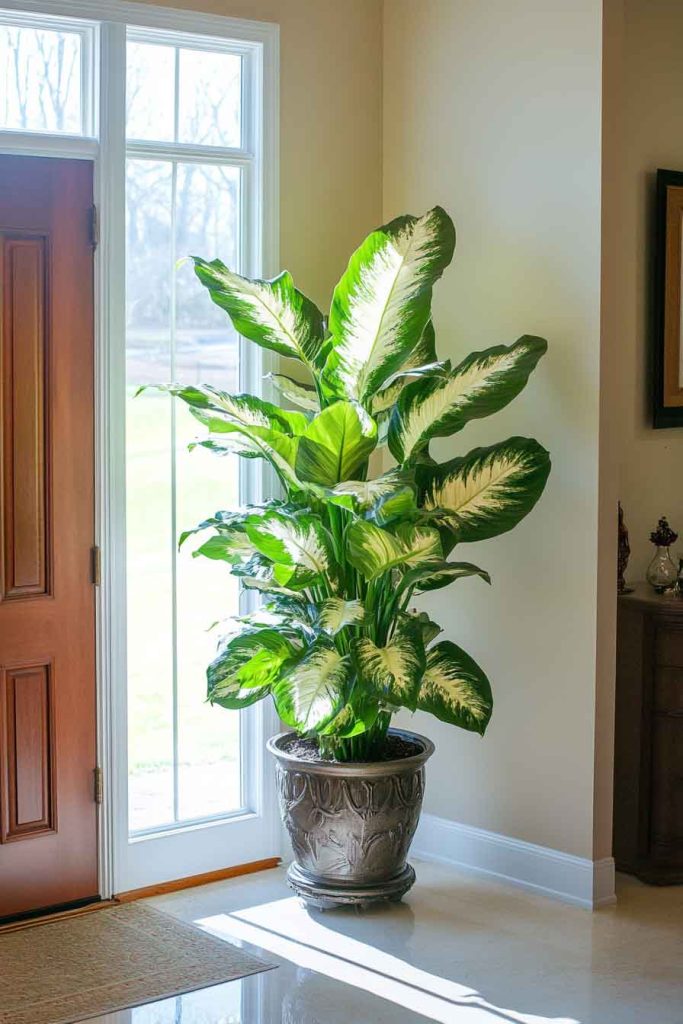 Dumb Cane in Entryway