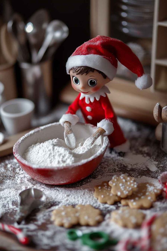 Baking Cookies in the Kitchen