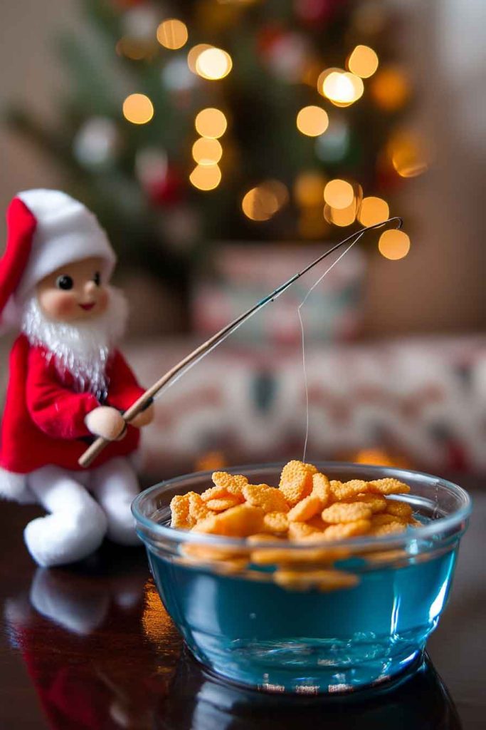 Fishing for Goldfish Crackers