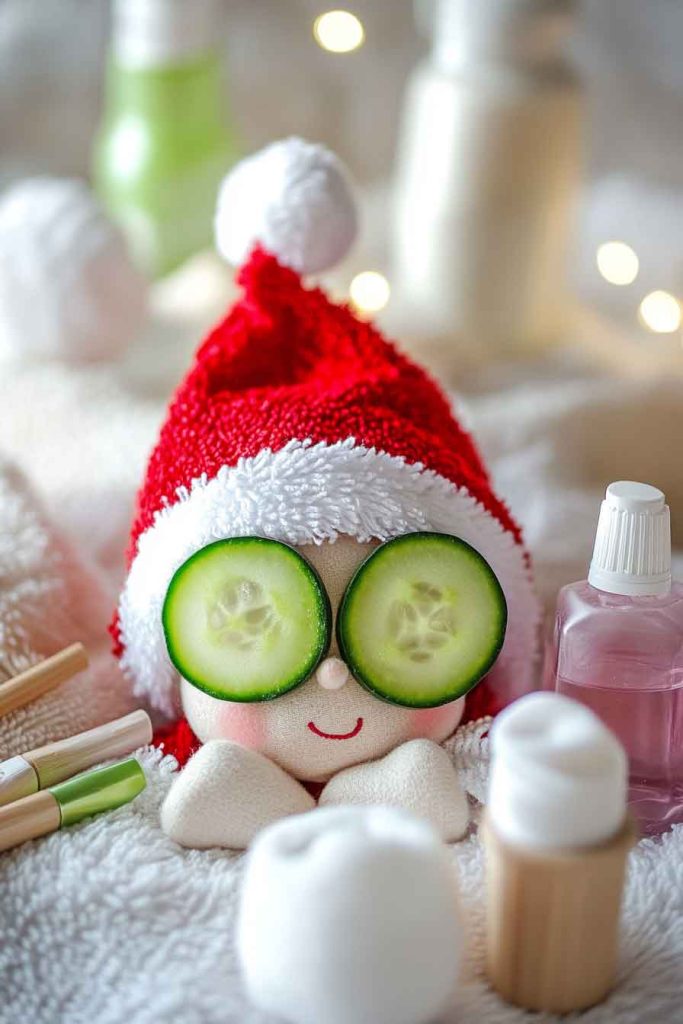 Spa Day with Cucumber Slices