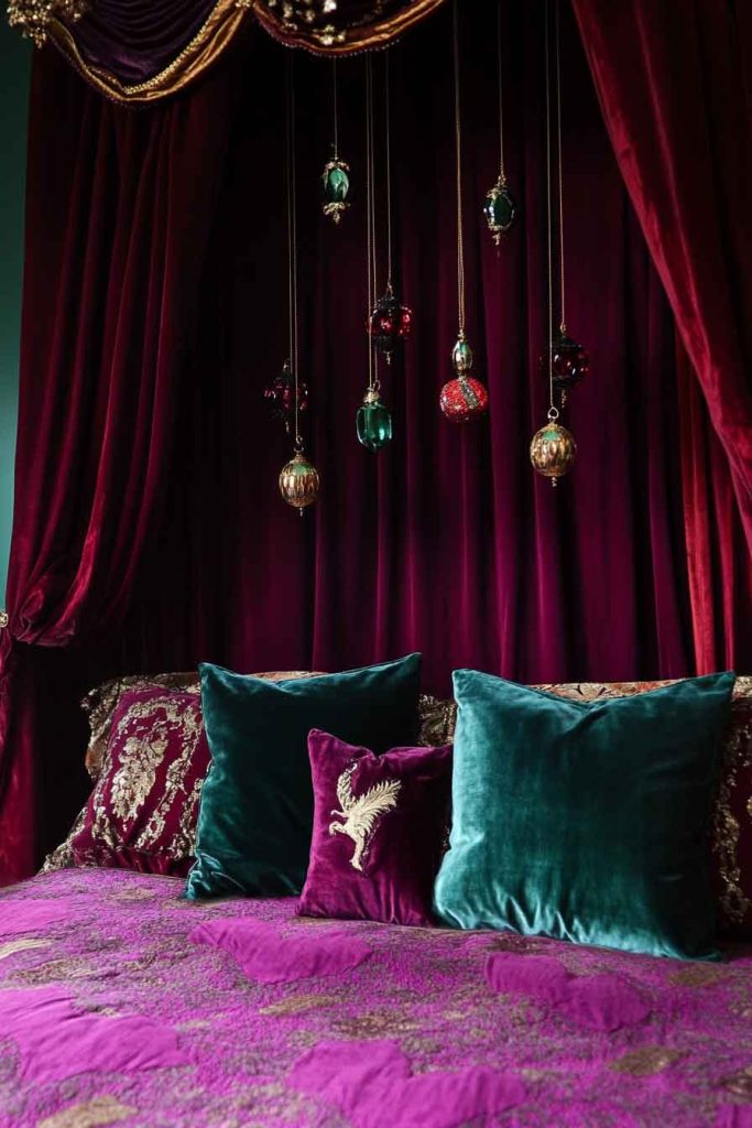 Luxury Velvet Ribbon Wall Treatment