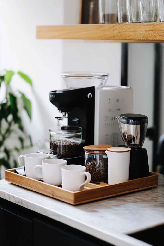 Coffee Tray Station for Ultimate Portability