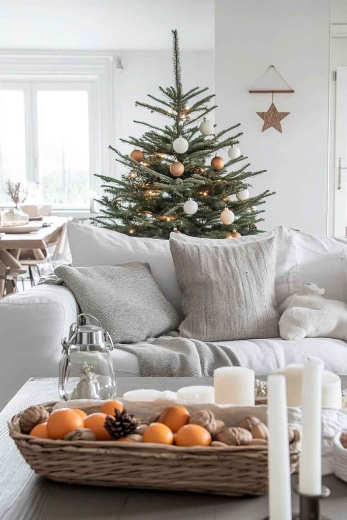 Scandinavian-Style Living Room with Minimal Decor