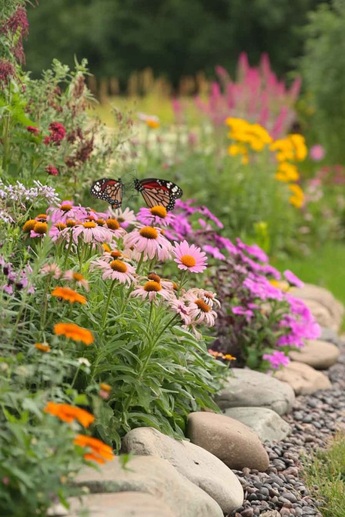 Butterfly Garden Front Yard with Native Plants