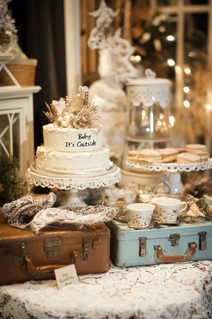 Baby It's Cold Outside Shower with Vintage Charm