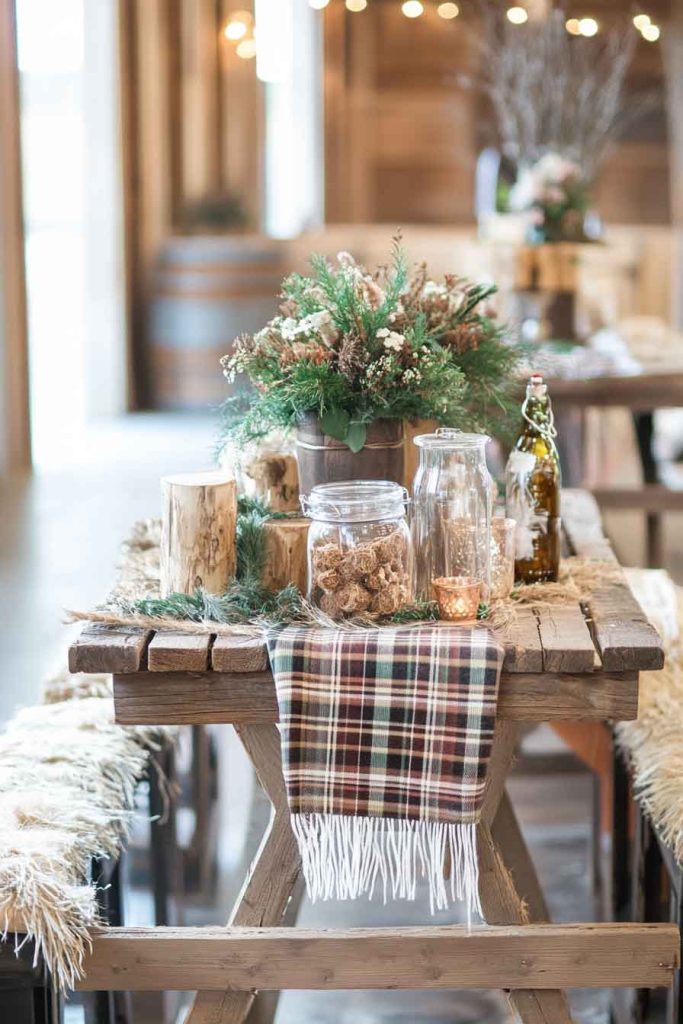 Rustic Winter Barn Baby Shower
