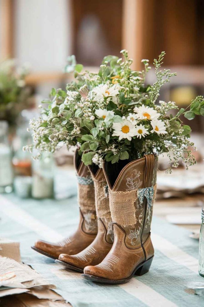 Baby Boots Baby Shower with Western Touch