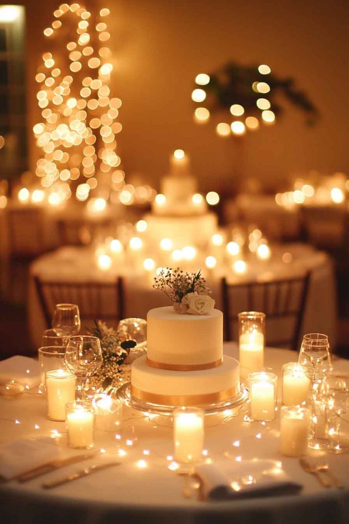 Candlelight Winter Baby Shower