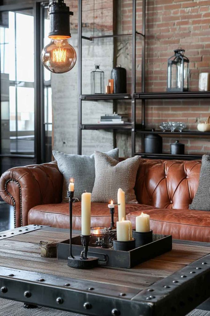 Industrial Loft with Warm Fall Contrast