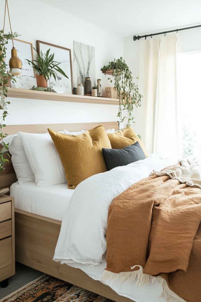 Small Space Fall Bedroom with Smart Storage