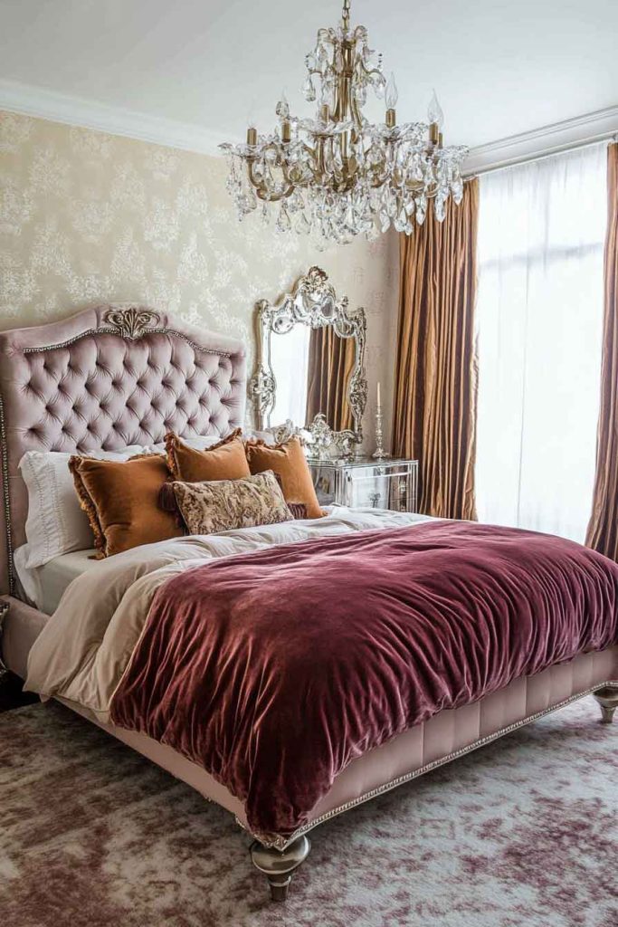 Vintage Glam Fall Bedroom